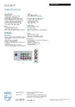 Preview for 3 page of Philips 29PT5642 Specifications