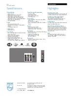 Preview for 2 page of Philips 29PT6657 Specifications