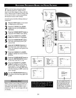 Preview for 21 page of Philips 30DV693R Directions For Use Manual