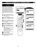 Preview for 39 page of Philips 30DV693R Directions For Use Manual