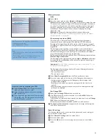 Preview for 19 page of Philips 32-LCD FLAT HDTV PIXEL PLUS 2 HD 32PF9630A User Manual