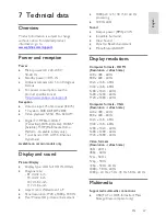 Preview for 67 page of Philips 32PFL76X5H User Manual