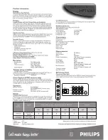 Preview for 2 page of Philips 34PT6361 Specifications