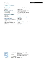 Preview for 3 page of Philips 379103116 Specifications