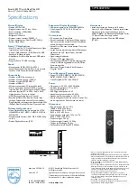 Preview for 3 page of Philips 37PFL4007H Specifications