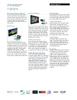 Preview for 2 page of Philips 40PFL5705DV Specifications