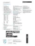 Preview for 3 page of Philips 40PFL5705DV Specifications