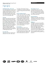 Preview for 2 page of Philips 42PF3331 Specifications