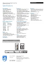 Preview for 3 page of Philips 42PFL3312 Specifications