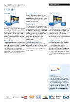 Preview for 2 page of Philips 42PFL3507H Specifications