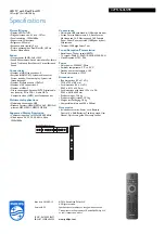 Preview for 3 page of Philips 42PFL5606S Specifications