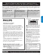 Preview for 2 page of Philips 42PFL7603D - annexe 1 (Spanish) Guía Del Usuario