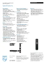 Preview for 3 page of Philips 46PFL5507H Specifications