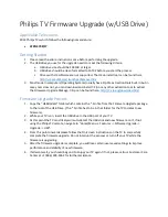 Philips 47PFL5708/F7 Firmware Upgrade preview