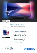 Philips 47PFL6008S Brochure & Specs preview