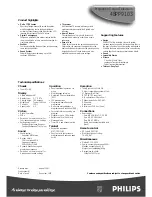 Preview for 3 page of Philips 48PP9103 Specifications