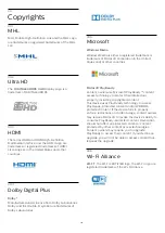 Preview for 114 page of Philips 49PUG6801 User Manual