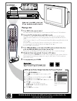 Preview for 2 page of Philips 5 DVD-CD CHANGER HOME THEATER CLASS D AMPLIFIER MX3660D Quick Use Manual