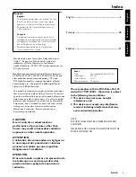 Preview for 5 page of Philips 5 DVD-CD CHANGER HOME THEATER CLASS D AMPLIFIER MX3660D Quick Use Manual