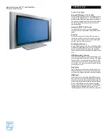 Preview for 3 page of Philips 50PF7321D - 50" Plasma TV Specifications