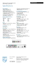 Preview for 3 page of Philips 50PFP5332D Specification Sheet