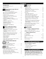 Preview for 4 page of Philips 51 IN DIGITAL WIDESCREEN HDTV MONITOR 51PW9303 Directions For Use Manual