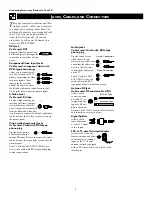 Preview for 6 page of Philips 51 IN DIGITAL WIDESCREEN HDTV MONITOR 51PW9303 Directions For Use Manual