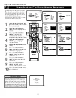 Preview for 50 page of Philips 51 IN DIGITAL WIDESCREEN HDTV MONITOR 51PW9303 Directions For Use Manual