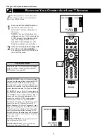 Preview for 52 page of Philips 51 IN DIGITAL WIDESCREEN HDTV MONITOR 51PW9303 Directions For Use Manual