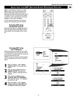 Preview for 37 page of Philips 51 IN DIGITAL WIDESCREEN HDTV MONITOR 51PW9363 Directions For Use Manual