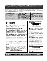 Preview for 43 page of Philips 51-PROJECTION HDTV PIXEL PLUS 51PP9200D User Manual