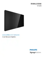 Philips 55BDL2005X User Manual preview