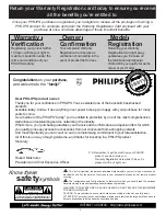 Preview for 2 page of Philips 55P 9161 Instructions For Use Manual