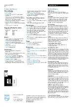 Preview for 2 page of Philips 60PP9910 Specifications