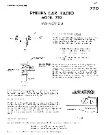 Preview for 6 page of Philips 770 Service Data