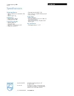 Preview for 3 page of Philips AC4063 s Specifications