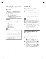 Preview for 10 page of Philips AC6608 User Manual