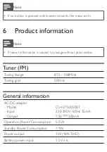 Preview for 18 page of Philips AE4800 User Manual