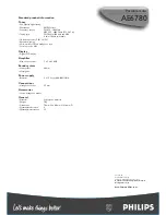 Preview for 2 page of Philips AE6780 Brochure