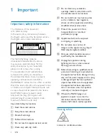 Preview for 4 page of Philips AECP3000 User Manual