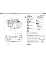 Preview for 2 page of Philips AZ 1005 Operating Manual