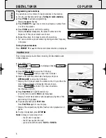 Preview for 8 page of Philips AZ-2030 User Manual