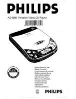 Philips AZ 6880 Instructions For Use Manual preview