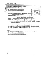 Preview for 12 page of Philips AZ 7278 Instructions For Use Manual