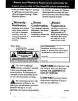 Preview for 2 page of Philips AZ 7331 Owner'S Manual