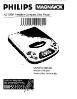 Philips AZ 7356 Owner'S Manual preview