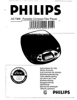 Preview for 1 page of Philips AZ 7360 Instructions For Use Manual