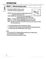 Preview for 12 page of Philips AZ 7362 Instructions For Use Manual