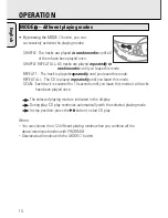 Preview for 14 page of Philips AZ 7374 Instructions For Use Manual