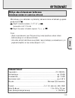 Preview for 123 page of Philips AZ 7374 Instructions For Use Manual